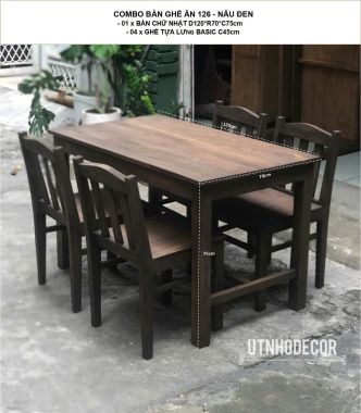 Combo Bàn Ghế